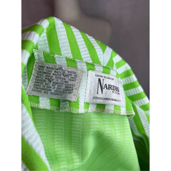 Vintage 1970s Mod MCM Plus Size Skirt Suit Large Psychedelic Nardis of Dallas - Picture 3 of 10